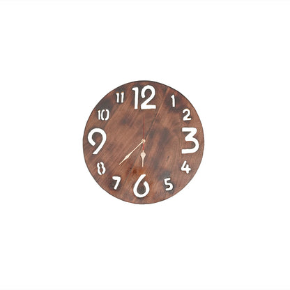 Wooden wall clock