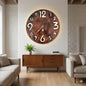 Wooden wall clock