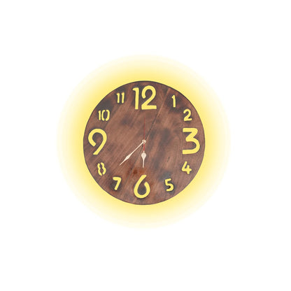 Wooden wall clock