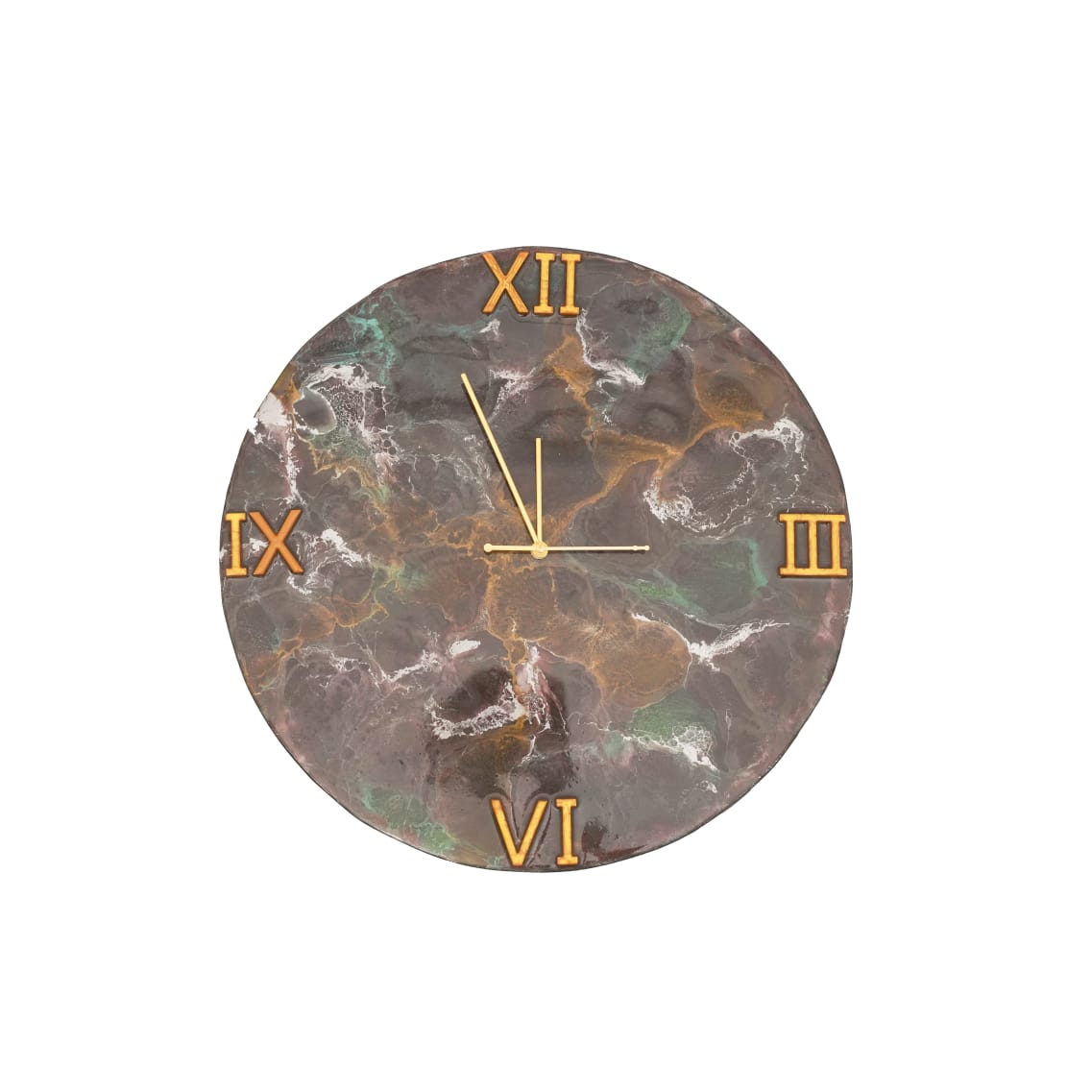 Resin Marble Wall Clock