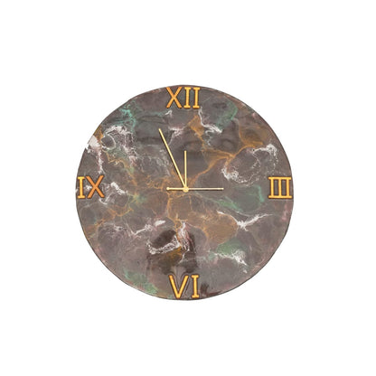 Resin Marble Wall Clock