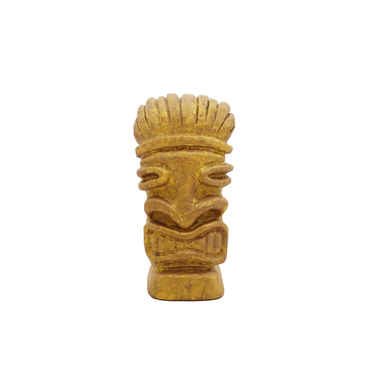Handcrafted eco-friendly tribal tiki face