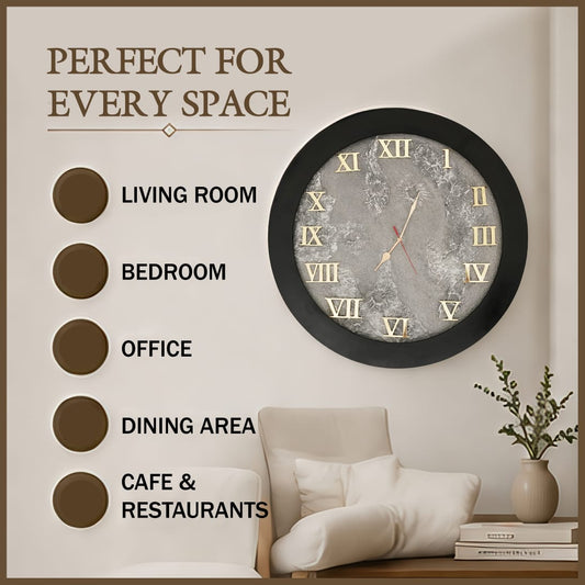 Elegant Moon Wall Clock