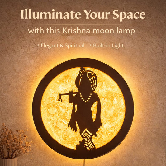 Krishna moon lamp