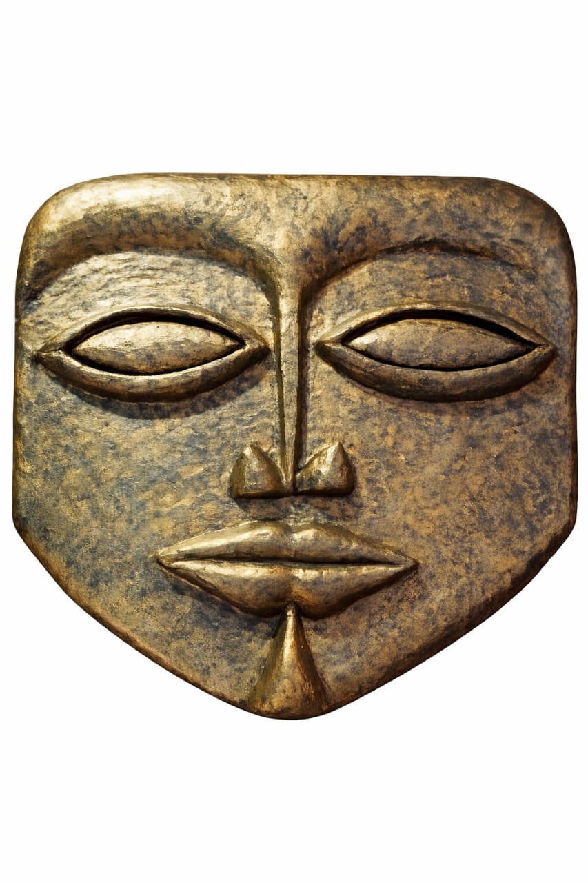 Handcrafted Paper Mache Tribal Face Mask