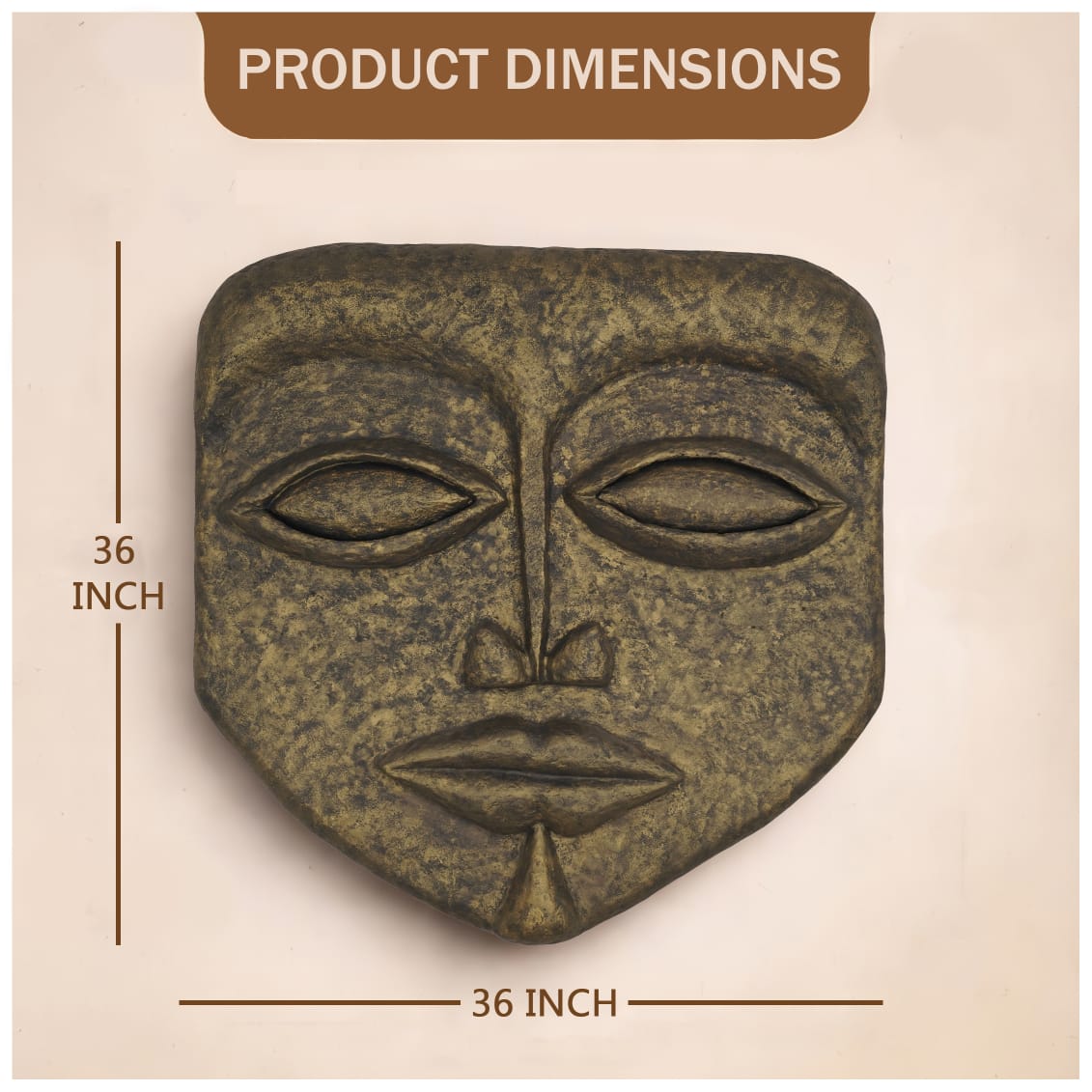 Handcrafted Paper Mache Tribal Face Mask